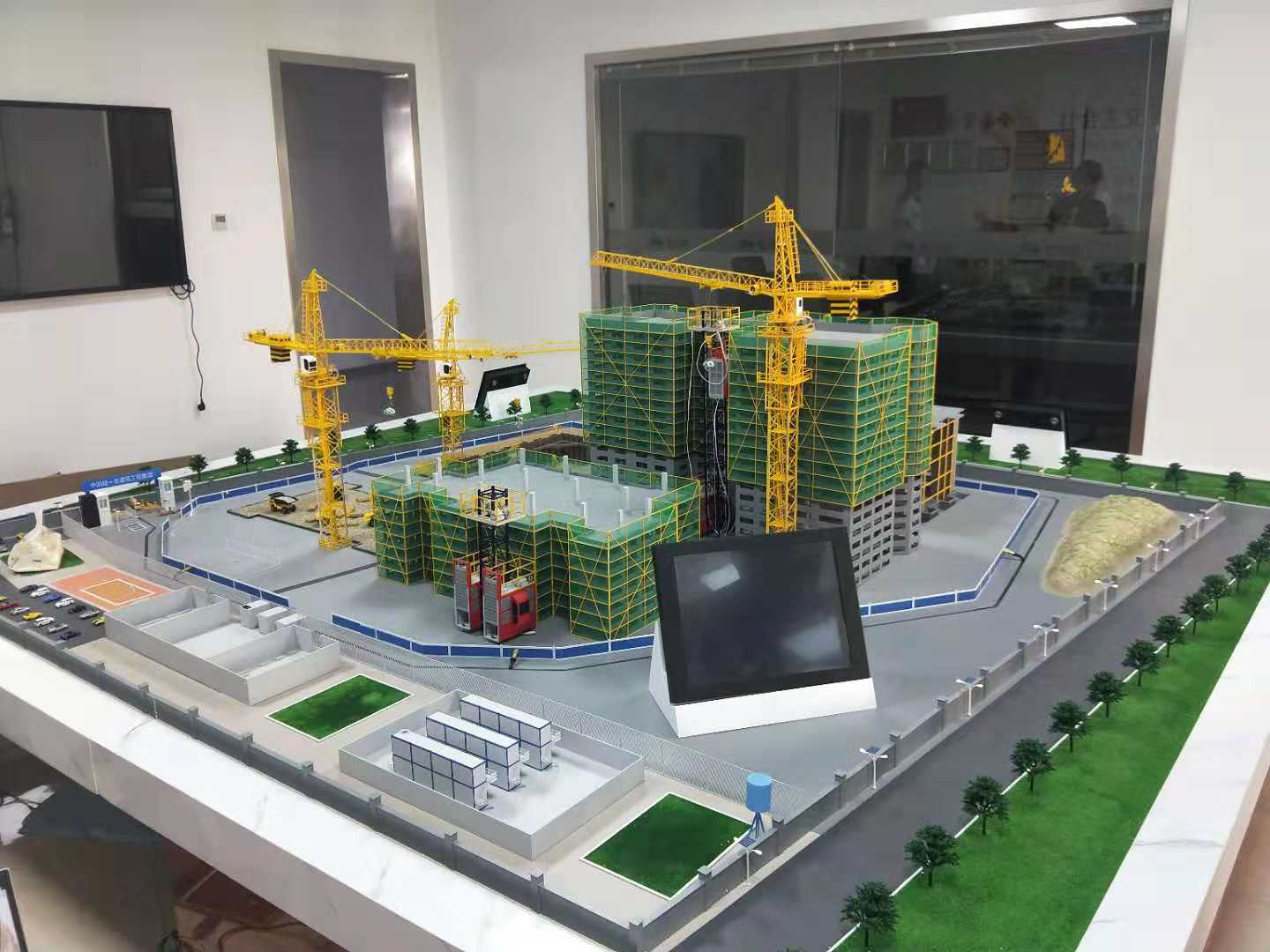 连州市建筑施工场景模型